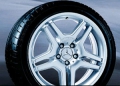 AMG light-alloy wheel, 18" Style IV, titanium silver paint finish